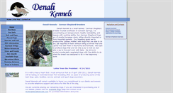 Desktop Screenshot of denalikennels.com