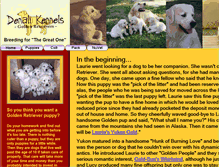 Tablet Screenshot of denalikennels.us